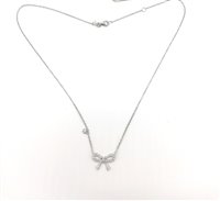 Collana Mirco Visconti Donna Girocolli Fantasia in Oro bianco Diamante Z615/20 - Z615/20